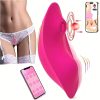 1pc Rechargeable APP Control Wearable Vibrator Panty - 9 Sucking 9 Vibrations, Long Distance, App Function - Perfect For Women And Couples, Discreet Adult Sex Toy Wearable Invisible Jumping Egg Female Masturbator Massage Vibration For Women Pleasure - Image 3