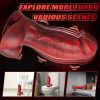 1pc Realistic Monster Dildo Vibrator Female Sex Toys, 8.66 Inch Thick Penis Vibrators Clitoral Messager for G Spot Anal Stimulator with 8 Vibration Modes, Liquid Silicone Dildo Suction Cup Dildos Adult Sex Toy for Men Women Couple - Image 7