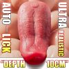 Realistic Tongue Vibrator for Women - 10 Vibration Modes, USB Rechargeable Licking & Thrusting Stimulator, Liquid Silicone G-Spot, Clitoral, Nipple Toy for Solo or Couples Play, Adult Pleasure Toy | Solo Play Toy | Skinlike Texture - Image 3