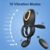 Couple Penis Ring Vibrator, Cock Ring Vibrator, 10 Modes, Penis Ring Vibrator For Men, Vibrator For Men, Adult Sex Toys And Games - Image 3
