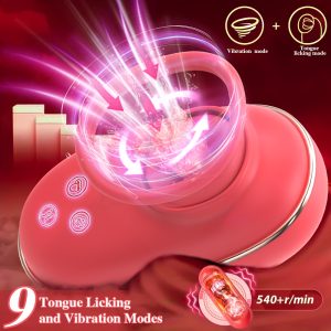 Gifts For Mom - Mother'S Day 1pc 9-Mode Suction Vibrator for Women - Clitoral and G-Spot Vibrator - 3 Suction Toys for Adults