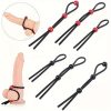 3 PCS Adjustable Cock Ring Set Love Rings Basic Penis Ring Sex Toys For Men - Image 5