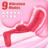 Finger Vibrator Female Sex Toys - G Spot Vibrator Clitoral Stimulator Rose Toy with 9 Powerful Vibration Modes, Adjustable Nipple Massager Anal Stimulatuion Adult Sex Toys & Games for Women Couples - Image 2