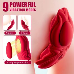 Vibrator Couples Sex Toys, Wearable Couple Vibrator, Vibrating Panties With 9 Vibration Settings, Mini Bullet Vibrator For Women