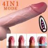 1 Realistic Thrust Dildo Vibrator -8.8 Inch Liquid Silicone Vibrating Dildo, 7 Vibrations, 7 Thrust Modes, G-spot Stimulation, Female Remote Control Adult Sex Product, USB Charging, Christmas And Halloween Gifts, Fun Prank Toys - Image 5
