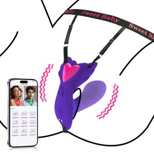 Panty Wearable Vibrator With 9 Vibration Modes, Dual Motors, APP Control - G-Spot Stimulator, Vibrating Tool For Women