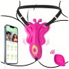 Thong Panty Wearable Vibrator Adult Sex Toys For Women, APP Control Clitoris Stimulator Novelties Adult Toys With 9 Vibration Modes, Mini Discreet Butterfly Vibrator Rose Sex Toy For Women And Couple - Image 3