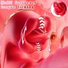 Vibrator Adult Sex Toys for Women - 4in 1 Tongue Thrusting Vibrators Dildo Rose Sex Toys with 10 Licking Clitoral & 10 Vibration Mode, G Spot Clit Stimulator Pleasure Tools for Female Couples Games - Image 4