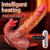 1 High-performance Vibrating Dildo with Suction Cup Base Includes 3 Insertions And 7 Adjustable Vibration Heat Settings for Ultimate G-spot Vaginal And Anal Stimulation, Made From Silicone, Perfect for Women And Partners. - Image 9