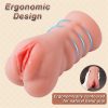Realistic Pocket Pussy Male Masturbators Virgin Vagina Sex Toys, Male Stroker with Realistic Textured Pocket Vagina Pussy & Tight Labia Ass, Realistic Tight Toy Sex Doll for Adult Men Masturbation Sex - Image 5