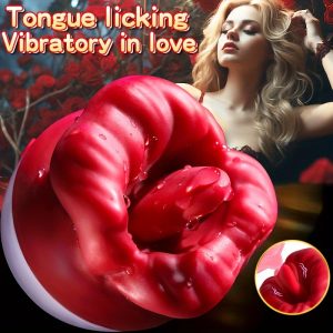 3-in-1 Sexy Rose Clitoral Vibrator - Multi-Functional Oral Sucking, Portable Pussy Licking Massage, Silent Clitoral Stimulation, and Licking Stress Relieving - Designed for Womens Pleasure and Satisfaction, Ideal for Solo Play or Couples Intimacy