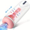 [4 Frequency Male Masturbation Cup] A MEN'S AUTOMATIC SUCKING MASTURATOR EXPERIENCE REAL VAGINAL STIMULATION - Male Masturbation Cup, 4 Frequency Stretching + 4 Frequency Sucking Mode/10 Frequency Vibrating Pronunciation, Lifelike Vaginal Entrance, Male Massage Cup For Stimulation - Image 3
