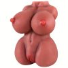 Adult Small Male Masturbator, Mini Simulated Blowjob Doll, With 3D Realistic Vaginal Design, TPE Material, Portable, Washable, Brown - Image 6