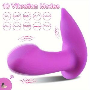 [Realistic Dildo Wearable Vibrator] 1pc Realistic Dildo Wearable Panty Vibrator - Remote Control Clitoral Vibrator Nipple Dildos Massager For Women Pleasure - 10 Powerful Vibrating Sex Toy For Couples Quiet & Small