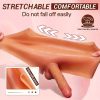 1pc Wearing a Simulated Fake Penis For Men, Lengthening, Thickening, Pulling, And Changing Silicone Leather Pants For Fun And Sexual Purposes. Convenient To Wear, Comfortable And Lifelike Penis With Built-in Keel In Multiple Models Liquid Silicone - Image 6