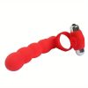 Dual Penetration Vibrating Double Dildo with Cock Ring Penetrator Men Couple Anal Plug Sex Silicone Butt Plug Strapon 7 Speed Women Pleasure - Image 6