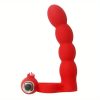 Dual Penetration Vibrating Double Dildo with Cock Ring Penetrator Men Couple Anal Plug Sex Silicone Butt Plug Strapon 7 Speed Women Pleasure - Image 5
