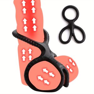 Silicone Penis Rings Male Cock Rings Ball Scrotum Penis Stretcher Adult Sexual Toys for Men Couple Gifts