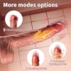 Realistic Thrusting Dildo Vibrator Sex Toys, Lifelike Remote Control Dildo for Clitoral G spot Stimulation with Vibrating & Thrusting & Heating Modes, Strong Suction Cup for Hands-Free Play, Adult Sex Toys for Women & Men & LGBTQ+ - Image 5