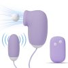 Dual Head Egg Vibrator With Suction And Vibration 10 Mode Silicone G Spot Massage Female Adult Toy Gift Vibrater For Women - Image 2