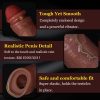 1 Reusable Vibrating And Non Vibrating Rooster Penis Cover, Flesh Colored Penis Cover, Penis, Male And Female Couple Sex Toy with G-spot Vibrator, Vibrating Dildo Penis EnlarSynthetic Gemstoneent Device, Couple Adult Male And Female Sex Toy - Image 8