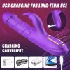 1pc Rechargeable Silicone Rabbit Vibrator, 2-in-1 G-Spot Stimulation And Clitoral Massager, 10 Vibration Modes, USB Powered, Soft And Quiet Adult Sex Toy - Image 6
