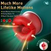 [4 In 1 Sucking Vibrator] 1pc 4 In 1 Sucking Vibrator - Rose Sex Toy With 10 Mouth Kissing Vibrations & 3 Auto/Manual Suction - Adult Toys Clit Sucker For Female, G Spot Vibrators Nipple Sexual Wellness Vibrator Wand - Image 2