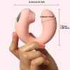 1pc Clitoral Licking G Spot Vibrator, 3.9*3.9inch/ 100*100mm, Sucking Female Masturbator, Vibrator for Women, 10 Vibration Modes & 3 Frequency Modes, Adult Sex Toys - Image 4
