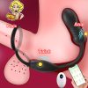 Thrusting Prostate Massager With Vibrating Cock Ring And Taint Stimulator - Remote Control APP Anal Plug And Dildo, Penis Ring Vibrator For Men And Couples - Image 3