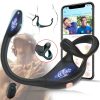 App-Controlled Vibrating Cock Ring & Mini Prostate Massager with 9 Intense Vibration Patterns, USB Rechargeable, Remote-Controlled Intimate Toy for Men - Ideal for Solo Play or Couples' Shared Pleasure, Vibrating Sex Toy - Image 3