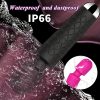 1, 2-in-1 Silicone Clitoris And G-spot Vibrator - 20 Levels Of Strong Vibration, USB, Female Safety Soft Stimulator, Adult Toy - Image 2