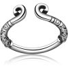 Stainless Steel Textured Penis Ring for Men, Ergonomic Glans Circle Ring, Comfortable Fit, Sensory Play, No Battery Required - Image 2
