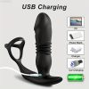 Thrusting Anal Vibrator Prostate Massager with Cock Ring, Remote Control Anal Plug with 12 Thrusting & Vibrating Modes, Dildo Butt Plug Sex Toys for Men and Couple Pleasure - Image 8