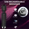 1, 2-in-1 Silicone Clitoris And G-spot Vibrator - 20 Levels Of Strong Vibration, USB, Female Safety Soft Stimulator, Adult Toy - Image 4