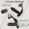 Thrusting Anal Vibrator Prostate Massager with Cock Ring, Remote Control Anal Plug with 12 Thrusting & Vibrating Modes, Dildo Butt Plug Sex Toys for Men and Couple Pleasure - Image 9