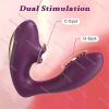 Clitoral Sucking Vibrator for Clit G Spot Stimulation, Vibrating Anal Butt Plug G-Spot Dildo Massager Adult Sex Toys with 10 Suction & 10 Vibrations Patterns for Women and Couples, Anal Nipples Vagina G Spot Stimulator for Men Women Pleasure Games - Image 3