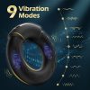 Vibrating Cock Ring, 9 Vibrations With Heating Penis Ring Vibrator Sex Toys For Men, Adult Toys Vibrating Penis Ring Male Sex Toys, Cock Ring Vibrator Couples Sex Toys, Adult Sex Toys & Games - Image 2
