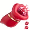 1pc Vibrator for Women - 4IN1 Clitoral Liquid Silicone Toy, 10 Tongue Licking, 3 Sucking Nipple Suction, Female G Spot Couple Sex Toy - Image 8