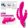 Dildo - Vibrator Dildo For Women, G Spot Rabbit Vibrators Clitoral Stimulator Realistic Dildo Anal Butt Plug Vibrator With 7 Vibrating Modes, Clit Nipples Massager Anus Vagina G-Spot Stimulation Rabbit Dildo Vibrators Adult Sex Toys For Men Women And Couples - Image 9
