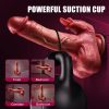 Realistic Thrusting Dildo Vibrator - 10 Modes Rotating Silicone G-Spot Stimulator With Heating, Handsfree Suction Cup, Remote Control Anal And Vaginal Stimulation, Clit Nipples Massager, Perfect Adult Sex Toys And Games For Women And Couples (FLESH) - Image 5