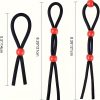 3 PCS Adjustable Cock Ring Set Love Rings Basic Penis Ring Sex Toys For Men - Image 4