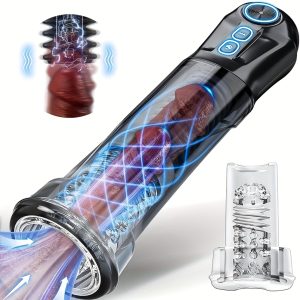 2025 2-in-1 Electric Male Masturbator Airplane Cup, New 3 Suction And 7 Vibration Modes, Masturbator Penis Exercise, Male Masturbator Cup Adult Toy, Sex Toy, Male Masturbator Toy