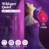 Dildo - Rose Dildo Vibrator - Upgraded Adult Toys with 10 Sucking & Vibrating Modes for Women Clitoral Nipple, Rose Sucker Sex Toy Clitorial G Spot Vibrators for Woman Couples Adult Sex Game - Image 6