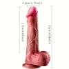 8.66 Inch Realistic Silicone Dildo Vibrator With Remote Control -10 Vibration And Thrust Modes, USB Charging, Suitable For Couples And Single Player Games - Image 4