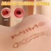 Male Masturbator Vibrating Sex Doll - Male Sex Toy with 12 Vibrations 6 Sucking Realistic Sex Toys Trunk Pocket Pussy Stroking Massager, Large Butt, Vaginal And Anal Access, Adult Male Sex Toy - Image 2