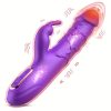 1pc Rechargeable Silicone Rabbit Vibrator, 2-in-1 G-Spot Stimulation And Clitoral Massager, 10 Vibration Modes, USB Powered, Soft And Quiet Adult Sex Toy - Image 5