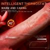 Realistic Thrusting Dildo Vibrator - 10 Modes Rotating Silicone G-Spot Stimulator With Heating, Handsfree Suction Cup, Remote Control Anal And Vaginal Stimulation, Clit Nipples Massager, Perfect Adult Sex Toys And Games For Women And Couples (FLESH) - Image 9