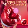 3-in-1 Sexy Rose Clitoral Vibrator - Multi-Functional Oral Sucking, Portable Pussy Licking Massage, Silent Clitoral Stimulation, and Licking Stress Relieving - Designed for Womens Pleasure and Satisfaction, Ideal for Solo Play or Couples Intimacy - Image 6