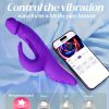 1PC Thrusting Dildo Vibrator For Women, 5 IN 1 App Control G Spot Vibrators With 5 Thrust Dildos & Flapping Bunny & One-click Burst, Adult Sex Toys For Female Vaginal Stimulation - Image 7