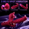 1pc Luxurious Rabbit Vibrator - 10 Frequency Retractable, 10 Frequency Vibration, 10 Frequency Sucking, Fully Automatic, Medical Grade Silicone, G-Spot Stimulation, Ergonomic Design, Discreet, Quiet Operation, Rechargeable,Ideal for Women's Self-Care and Pleasure - Image 8